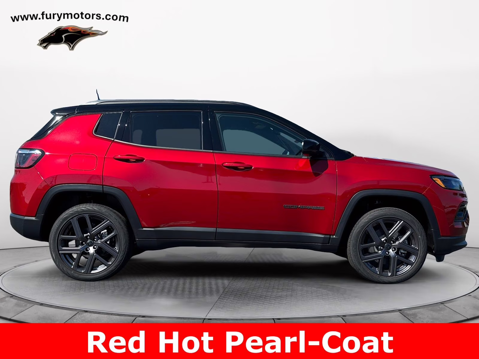 2025 Red Hot Pearlcoat Jeep Compass Limited 4X4 SUV