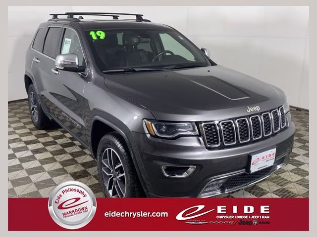 2019 Granite Crystal Metallic Clearcoat Jeep Grand Cherokee Limited 4X4 SUV