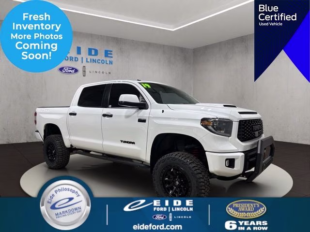 2019 Super White Toyota Tundra TRD Pro 4X4 Truck