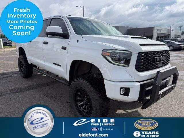2019 White Toyota Tundra TRD Pro 4X4 Truck