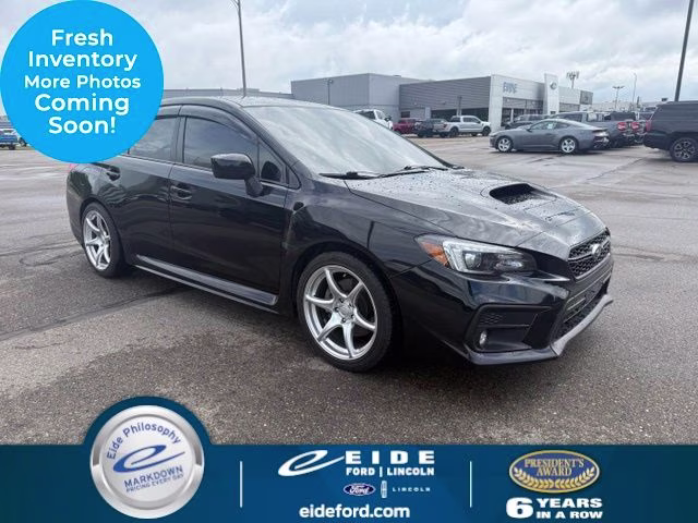 2019 Crystal Black Silica Subaru WRX Limited AWD Sedan