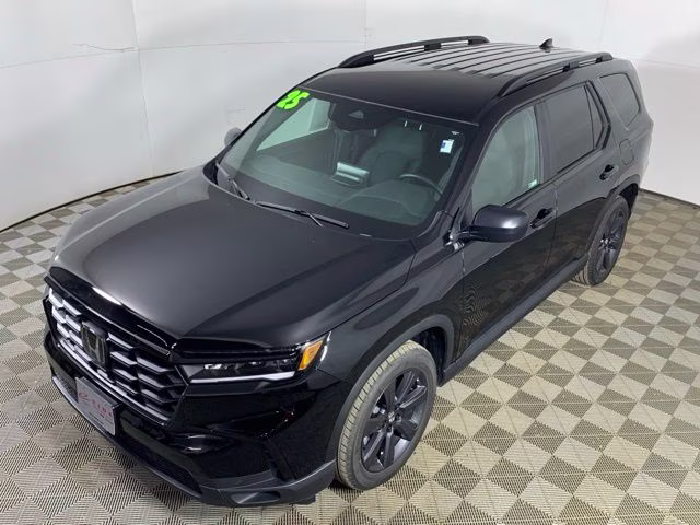 2025 Crystal Black Pearl Honda Pilot Sport AWD SUV