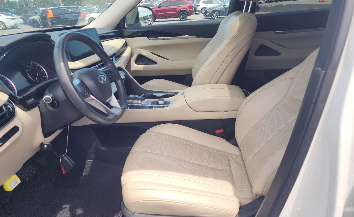 2023 Glacier White INFINITI QX60 PURE FWD SUV