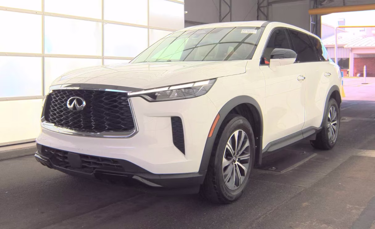 2023 Glacier White INFINITI QX60 PURE FWD SUV