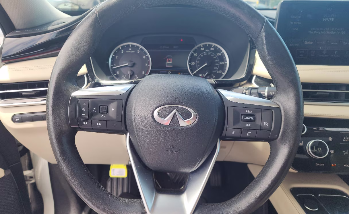 2023 Glacier White INFINITI QX60 PURE FWD SUV