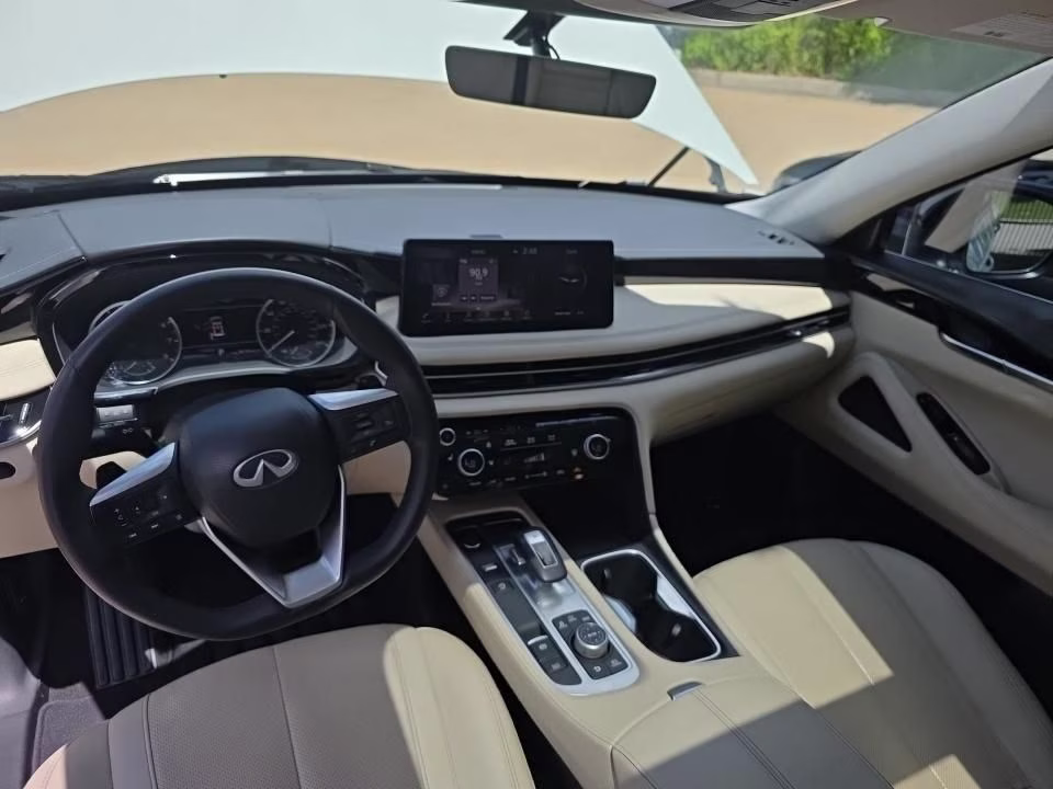 2023 Glacier White INFINITI QX60 PURE FWD SUV