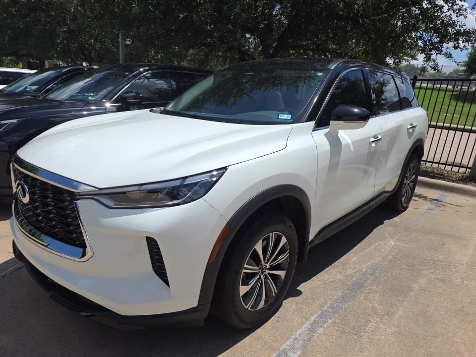 2023 Glacier White INFINITI QX60 PURE FWD SUV
