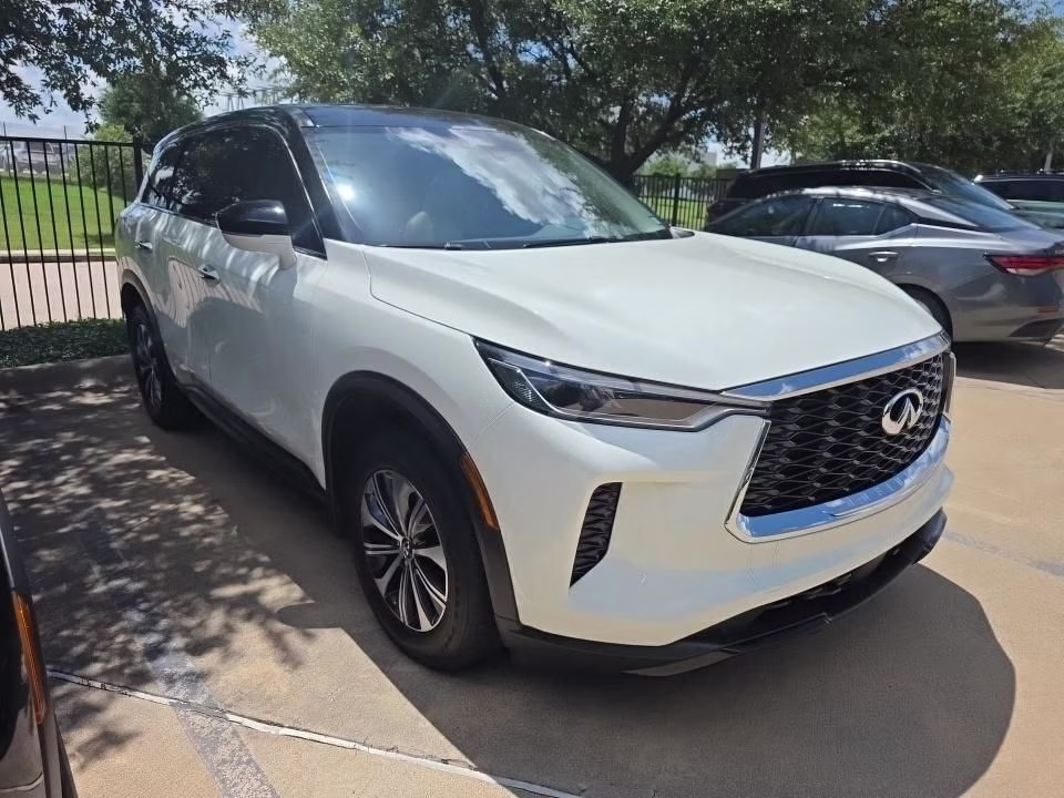 2023 Glacier White INFINITI QX60 PURE FWD SUV