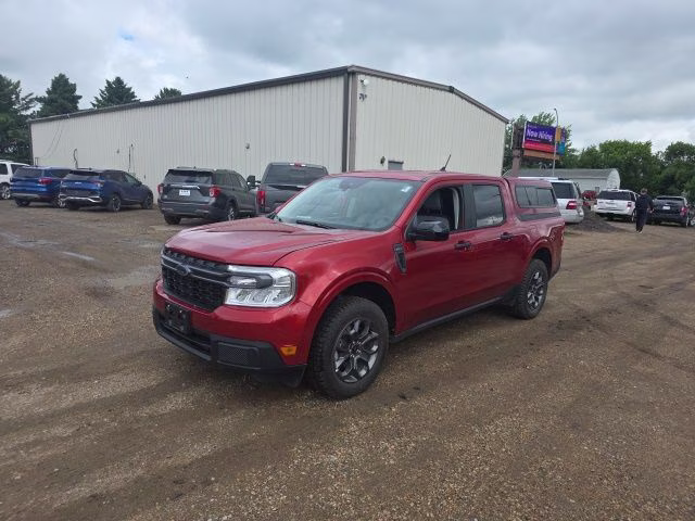 2024 Hot Pepper Red Metallic Tinted Clearcoat Ford Maverick XLT AWD Truck