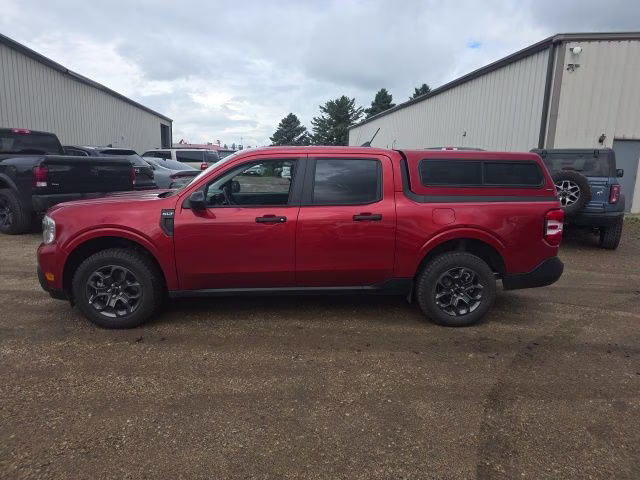 2024 Hot Pepper Red Metallic Tinted Clearcoat Ford Maverick XLT AWD Truck