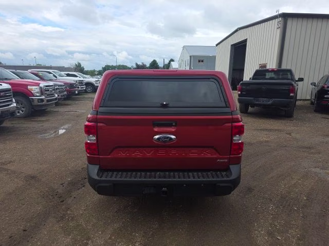 2024 Hot Pepper Red Metallic Tinted Clearcoat Ford Maverick XLT AWD Truck