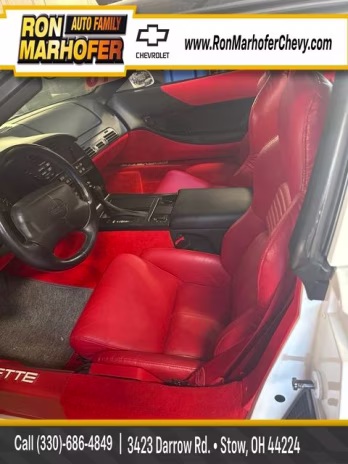 1996 White Chevrolet Corvette Base RWD Coupe
