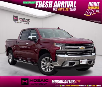 2021 Cherry Red Tintcoat Chevrolet Silverado 1500 LTZ 4X4 Truck