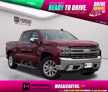 2021 Cherry Red Tintcoat Chevrolet Silverado 1500 LTZ 4X4 Truck