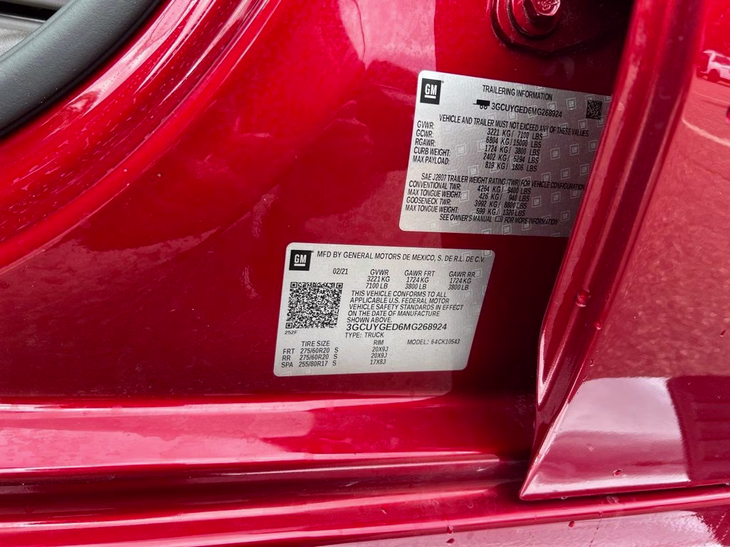 2021 Cherry Red Tintcoat Chevrolet Silverado 1500 LTZ 4X4 Truck