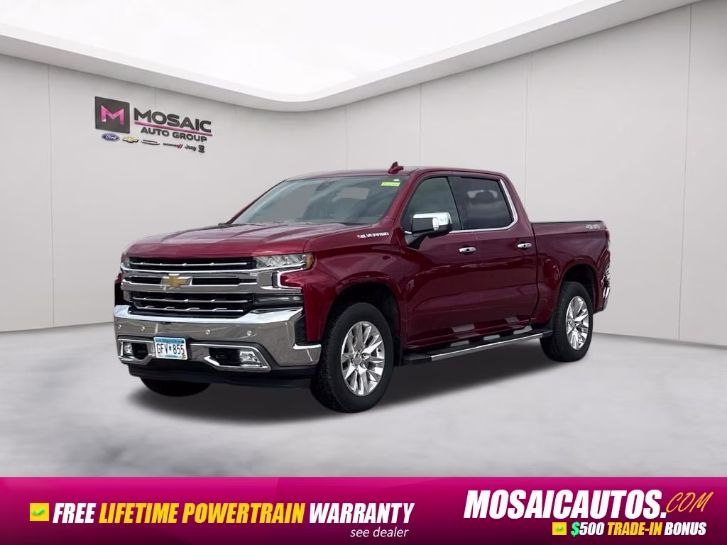 2021 Cherry Red Tintcoat Chevrolet Silverado 1500 LTZ 4X4 Truck
