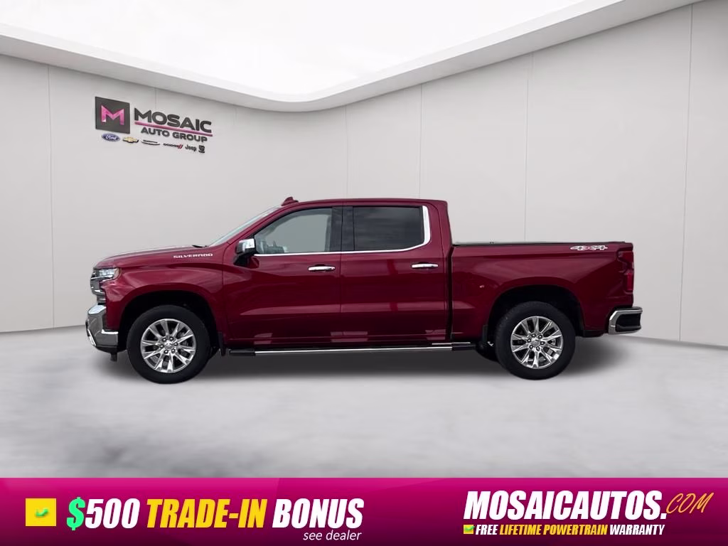 2021 Cherry Red Tintcoat Chevrolet Silverado 1500 LTZ 4X4 Truck