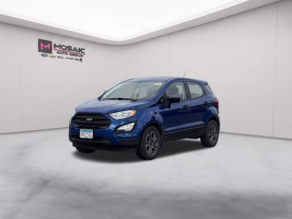2021 Lightning Blue Ford EcoSport S FWD SUV