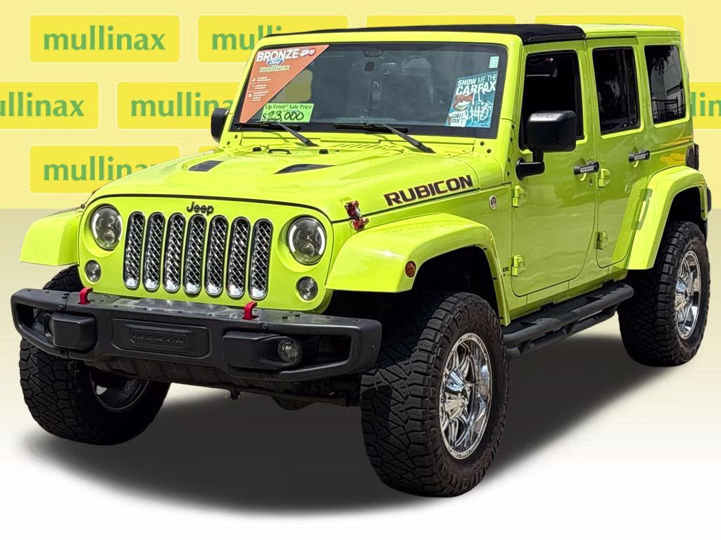 2016 Hypergreen Clearcoat Jeep Wrangler Unlimited Rubicon 4X4 SUV