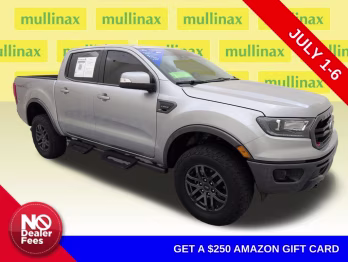 2022 Iconic Silver Metallic Ford Ranger Lariat 4X4 Truck