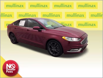 2018 Ruby Red Ford Fusion SE FWD Sedan