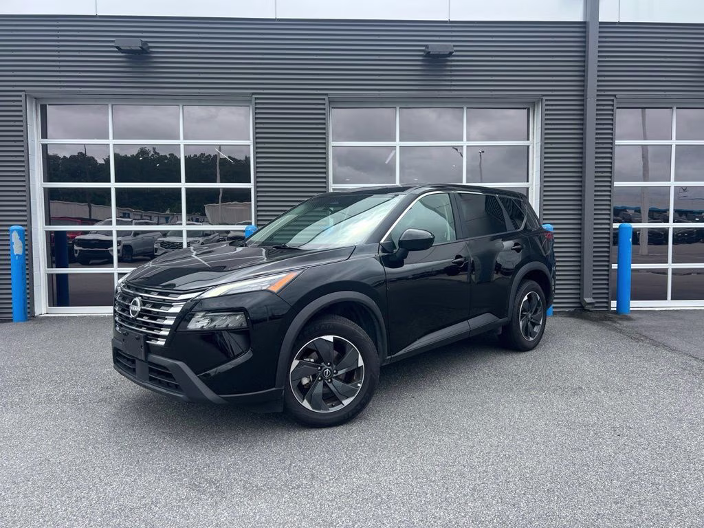 2025 Super Black Nissan Rogue SV AWD SUV