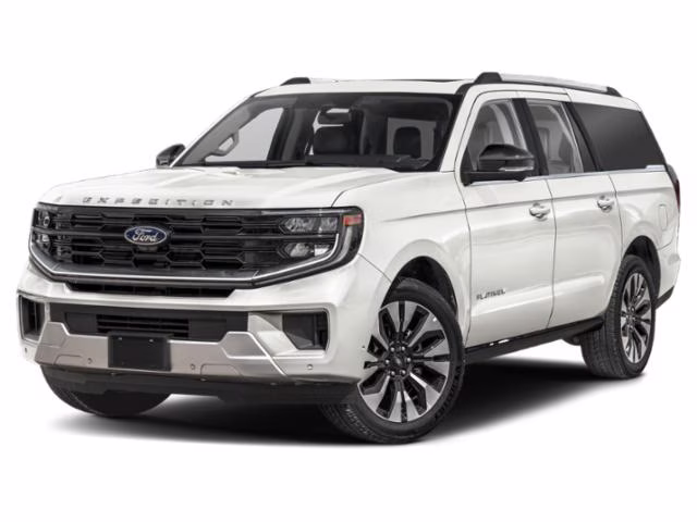 2026 White Metallic Ford Expedition Max Platinum 4X4 SUV