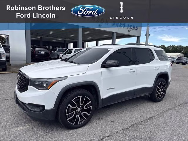 2019 Summit White GMC Acadia SLT-1 FWD SUV