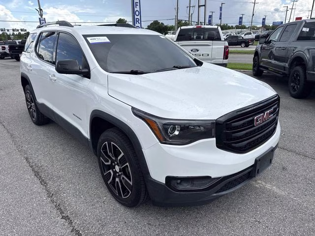 2019 Summit White GMC Acadia SLT-1 FWD SUV