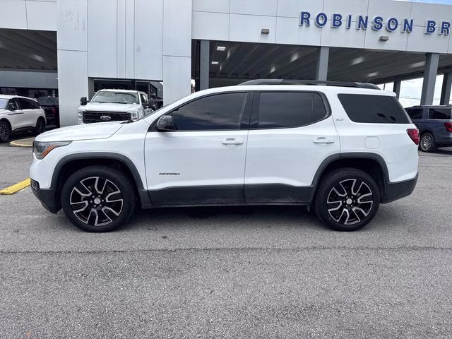 2019 Summit White GMC Acadia SLT-1 FWD SUV
