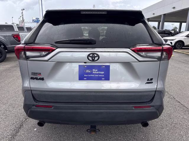2021 Silver Sky Metallic Toyota RAV4 LE AWD SUV