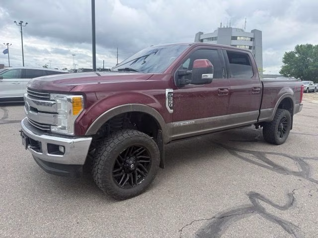 2017 Bronze Fire Metallic Ford Super Duty F-350 SRW Lariat 4X4 Truck