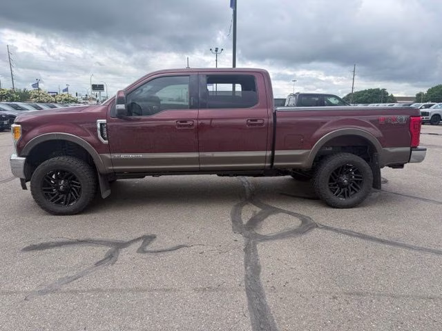 2017 Bronze Fire Metallic Ford Super Duty F-350 SRW Lariat 4X4 Truck