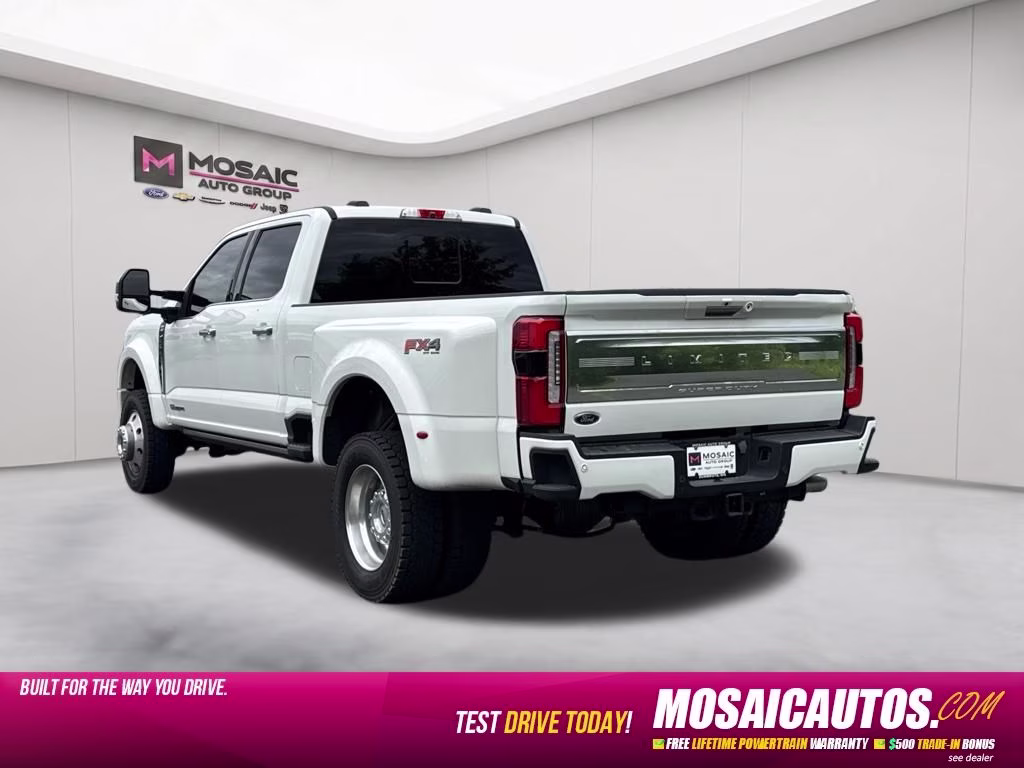 2024 White Metallic Ford Super Duty F-450 DRW Limited 4X4 Truck