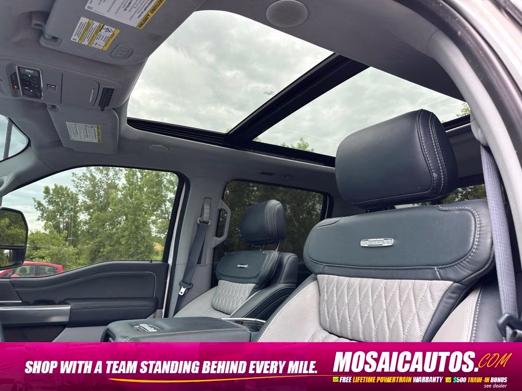 2024 White Metallic Ford Super Duty F-450 DRW Limited 4X4 Truck