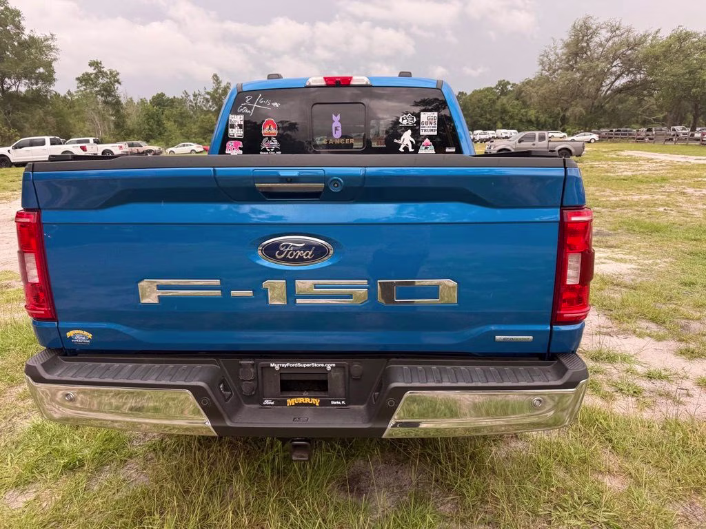 2021 Blue Metallic Ford F-150 XLT 4X4 Truck
