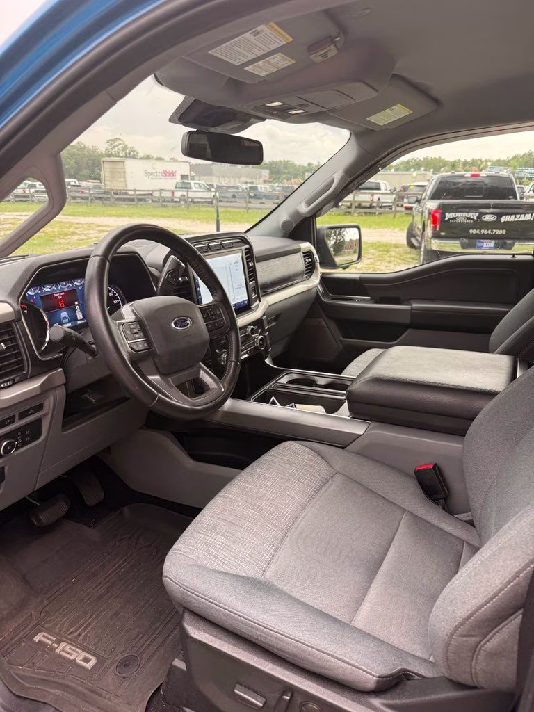 2021 Blue Metallic Ford F-150 XLT 4X4 Truck
