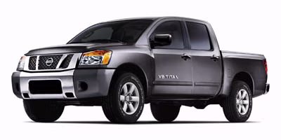 2008 Galaxy Black Metallic Nissan Titan SE 4X4 Truck