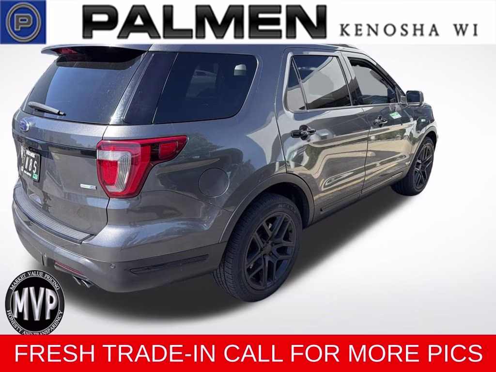 2018 Magnetic Metallic Ford Explorer Sport 4X4 SUV