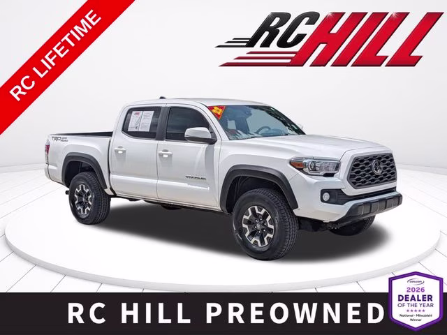 2022 White Toyota Tacoma TRD Off-Road RWD Truck