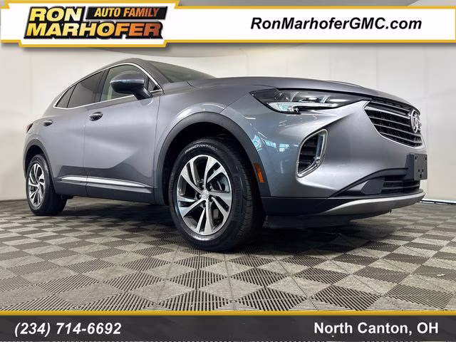 2021 Satin Steel Gray Metallic Buick Envision Essence AWD SUV