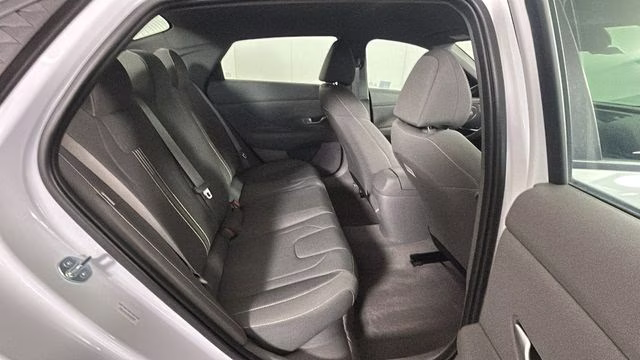 2025 Serenity White Hyundai Elantra Hybrid SEL Sport FWD Sedan