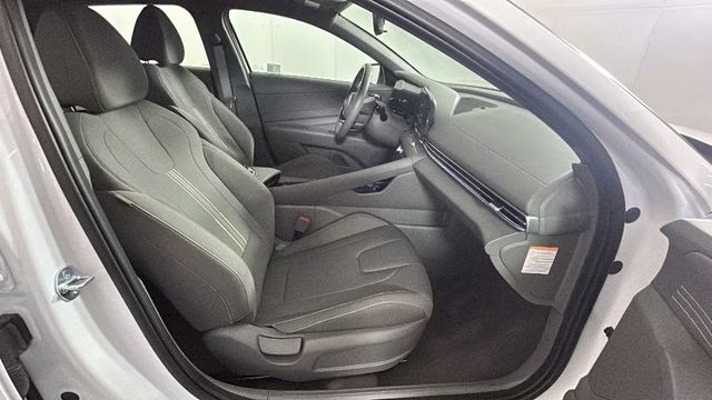 2025 Serenity White Hyundai Elantra Hybrid SEL Sport FWD Sedan