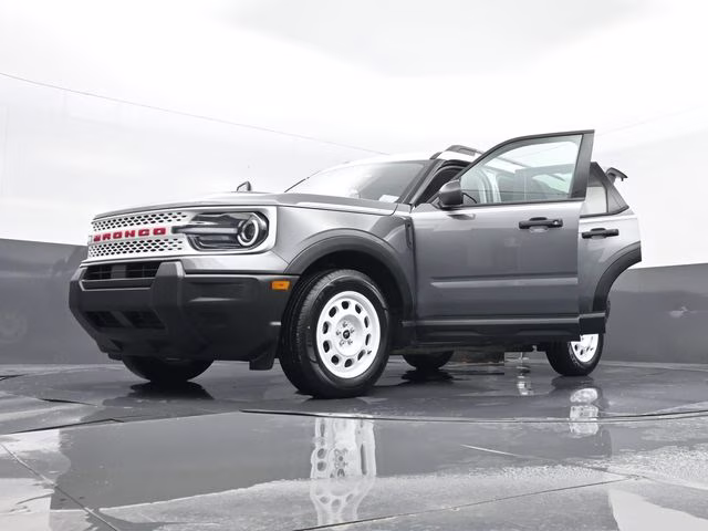 2025 Gray Metallic Ford Bronco Sport Heritage 4X4 SUV