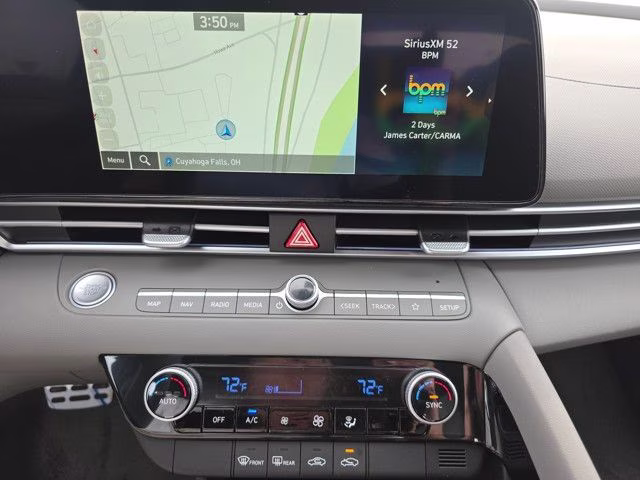 2025 Intense Blue Hyundai Elantra Hybrid SEL Sport FWD Sedan