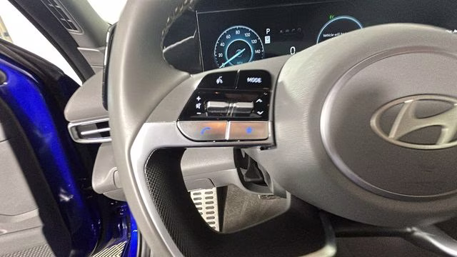 2025 Intense Blue Hyundai Elantra Hybrid SEL Sport FWD Sedan