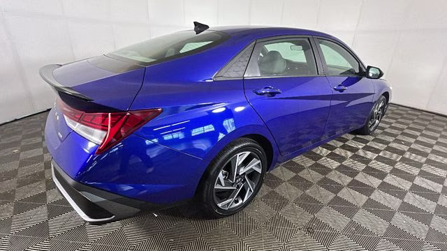 2025 Intense Blue Hyundai Elantra Hybrid SEL Sport FWD Sedan