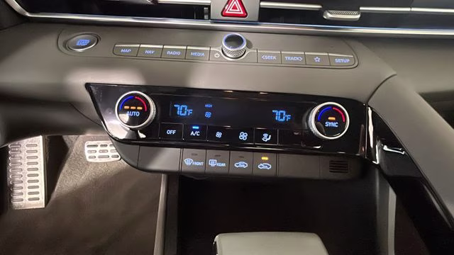 2025 Intense Blue Hyundai Elantra Hybrid SEL Sport FWD Sedan