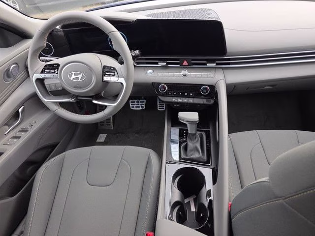 2025 Intense Blue Hyundai Elantra Hybrid SEL Sport FWD Sedan