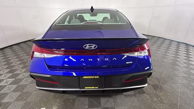 2025 Intense Blue Hyundai Elantra Hybrid SEL Sport FWD Sedan
